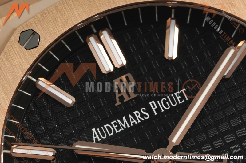 Audemars Piguet - Royal Oak 41mm 15500OR RG/RG Blk/Stk RSF A4302 Mod