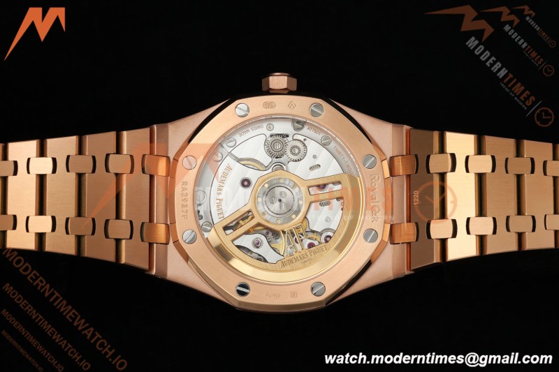 Audemars Piguet - Royal Oak 41mm 15500OR RG/RG Blk/Stk RSF A4302 Mod