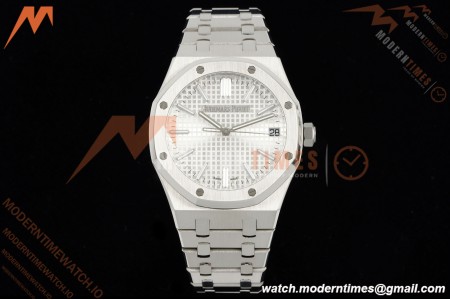 Audemars Piguet - Royal Oak 41mm 15510ST SS/SS Wht/Stk RSF A4302 Mod | 오데마 피게 - 로얄 오크 41mm 15510ST SS/SS 화이트/스틸 RSF A4302 모드