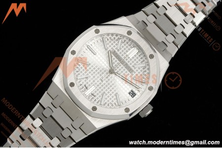 Audemars Piguet - Royal Oak 41mm 15510ST SS/SS Wht/Stk RSF A4302 Mod | 오데마 피게 - 로얄 오크 41mm 15510ST SS/SS 화이트/스틸 RSF A4302 모드