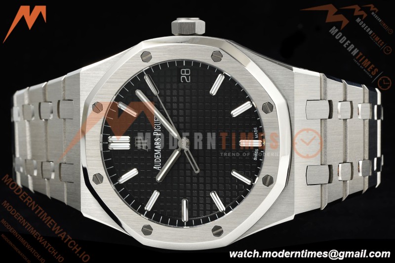 Audemars Piguet - Royal Oak 41mm 15500ST SS/SS Blk/Stk RSF A4302 Mod