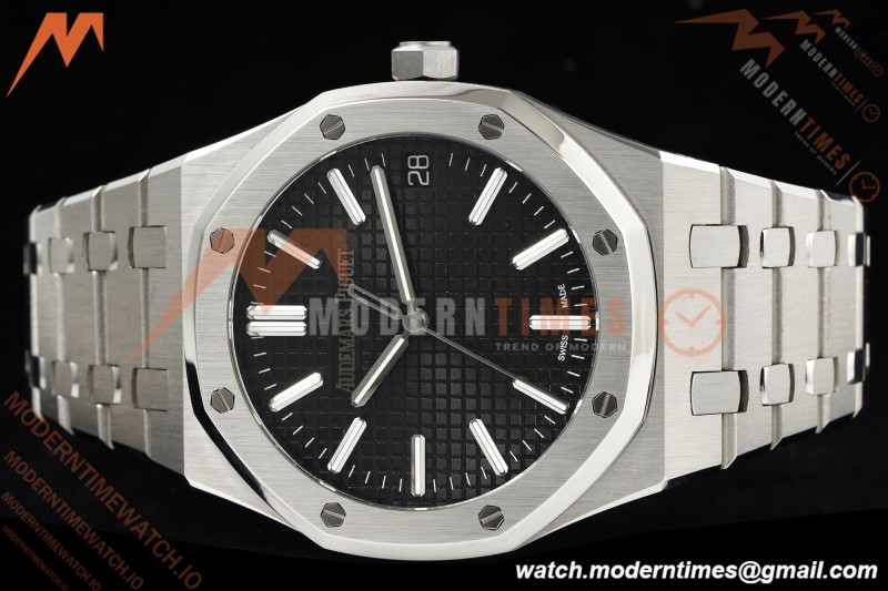 Audemars Piguet - Royal Oak 41mm 15510ST SS/SS Blk/Stk RSF A4302 Mod