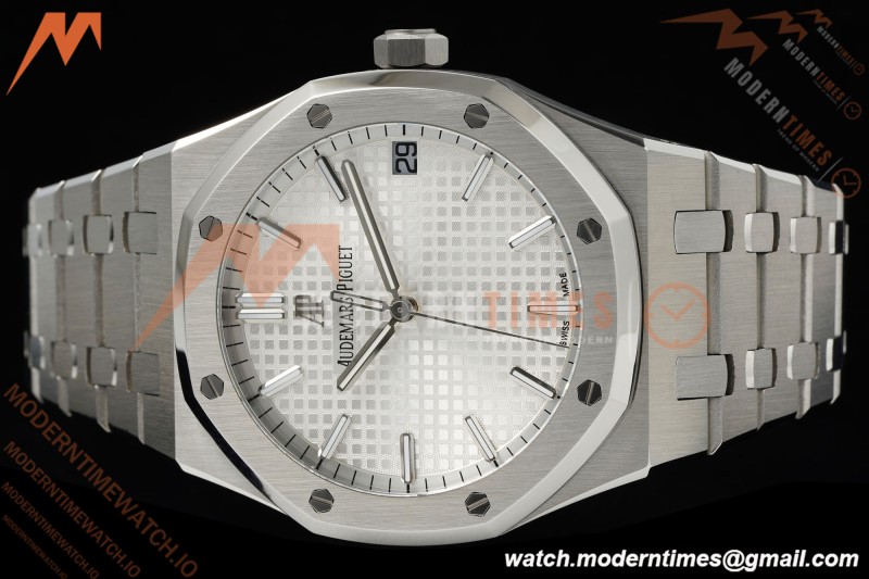 Audemars Piguet - Royal Oak 41mm 15500ST SS/SS Wht/Stk RSF A4302 Mod