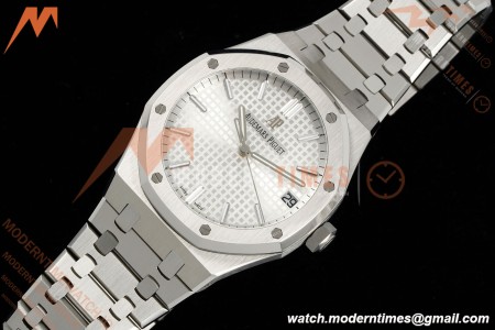 Audemars Piguet - Royal Oak 41mm 15500ST SS/SS Wht/Stk RSF A4302 Mod | 오데마 피게 - 로얄 오크 41mm 15500ST SS/SS 화이트/스틸 RSF A4302 모드