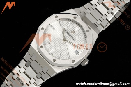 Audemars Piguet - Royal Oak 41mm 15500ST SS/SS Wht/Stk RSF A4302 Mod | 오데마 피게 - 로얄 오크 41mm 15500ST SS/SS 화이트/스틸 RSF A4302 모드