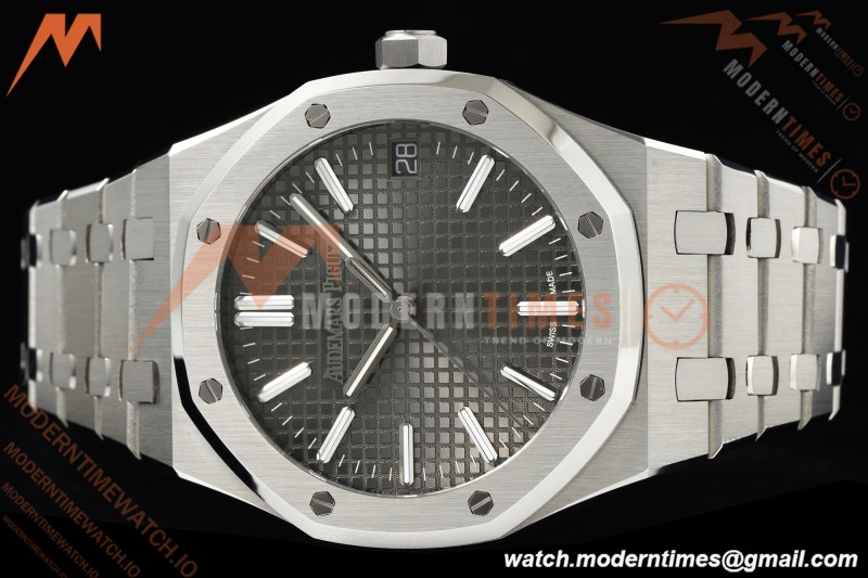 Audemars Piguet - Royal Oak 41mm 15510ST SS/SS Grey/Stk RSF A4302 Mod | 오데마 피게 - 로얄 오크 41mm 15510ST SS/SS 그레이/Stk RSF A4302 Mod