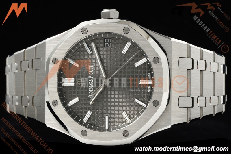 Audemars Piguet - Royal Oak 41mm 15500ST SS/SS Grey/Stk RSF A4302 Mod | 오데마 피게 - 로얄 오크 41mm 15500ST SS/SS 그레이/Stk RSF A4302 Mod