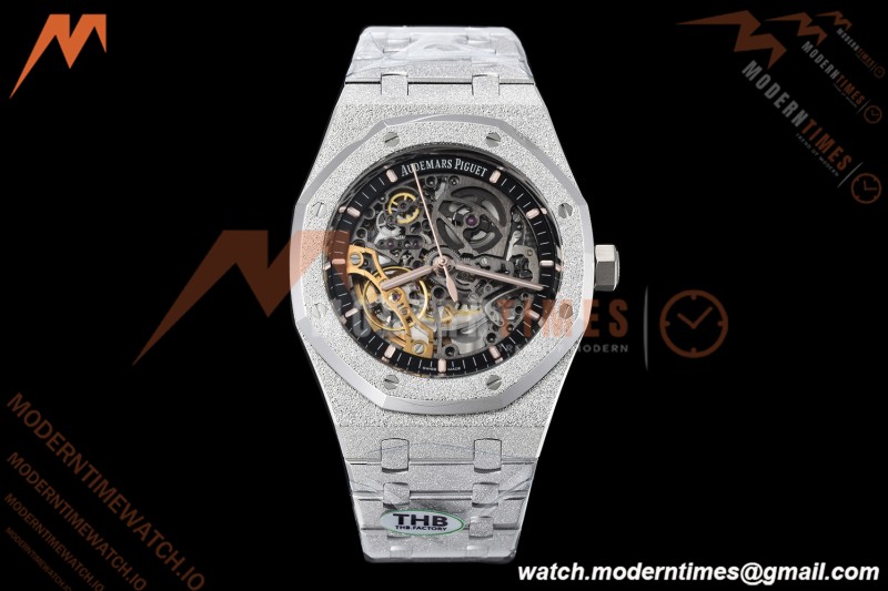 Audemars Piguet - Royal Oak 15407BC 41mm Openworked Frosted SS/SS Skeleton THB V2 SA3132 | 오데마 피게 - 로얄 오크 15407BC 41mm 오픈워크 프로스티드 SS/SS 스켈레톤 THB V2 SA3132