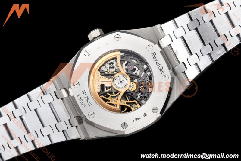 Audemars Piguet - Royal Oak 15407BC 41mm Openworked Frosted SS/SS Skeleton THB V2 SA3132 | 오데마 피게 - 로얄 오크 15407BC 41mm 오픈워크 프로스티드 SS/SS 스켈레톤 THB V2 SA3132