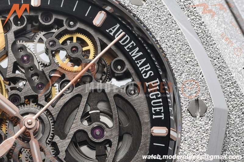 Audemars Piguet - Royal Oak 15407BC 41mm Openworked Frosted SS/SS Skeleton THB V2 SA3132 | 오데마 피게 - 로얄 오크 15407BC 41mm 오픈워크 프로스티드 SS/SS 스켈레톤 THB V2 SA3132