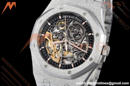 Audemars Piguet - Royal Oak 15407BC 41mm Openworked Frosted SS/SS Skeleton THB V2 SA3132 | 오데마 피게 - 로얄 오크 15407BC 41mm 오픈워크 프로스티드 SS/SS 스켈레톤 THB V2 SA3132