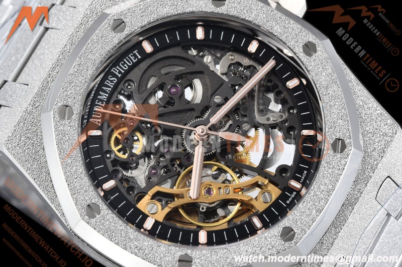 Audemars Piguet - Royal Oak 15407BC 41mm Openworked Frosted SS/SS Skeleton THB V2 SA3132 | 오데마 피게 - 로얄 오크 15407BC 41mm 오픈워크 프로스티드 SS/SS 스켈레톤 THB V2 SA3132