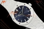 Audemars Piguet - Royal Oak 15500ST 41mm White Ceramic Blue Dial APSF A4302 Mod