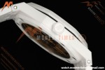 Audemars Piguet - Royal Oak 15500ST 41mm White Ceramic Blue Dial APSF A4302 Mod