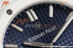 Audemars Piguet - Royal Oak 15500ST 41mm White Ceramic Blue Dial APSF A4302 Mod