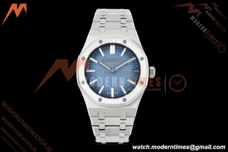 Audemars Piguet - Royal Oak 41mm 15510BC SS/SS Smoke Blue TWSF A4302 Mod