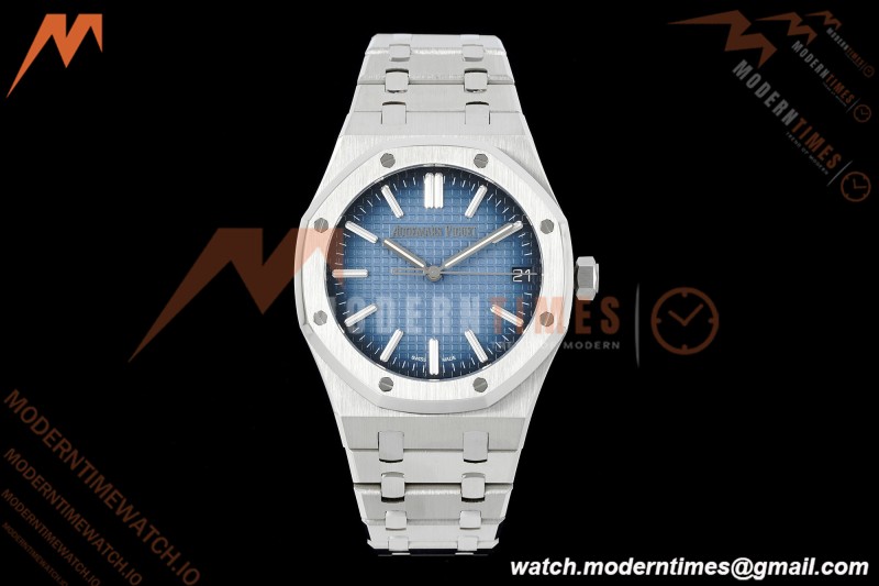 Audemars Piguet - Royal Oak 41mm 15510BC SS/SS Smoke Blue TWSF A4302 Mod