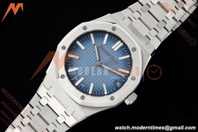 Audemars Piguet - Royal Oak 41mm 15510BC SS/SS Smoke Blue TWSF A4302 Mod