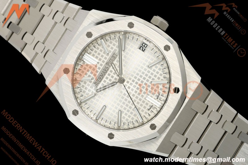 Audemars Piguet - Royal Oak 41mm 15510ST SS/SS Wht/Stk DDF DD4302 Mod