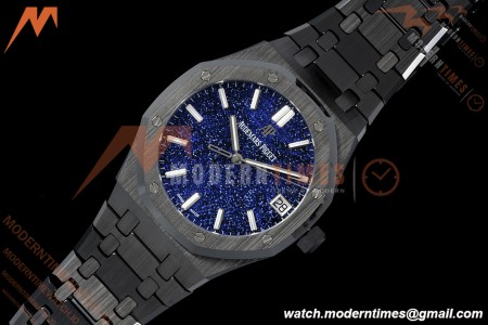 Audemars Piguet - Royal Oak 15500ST 41mm Black Ceramic Blue Stars APSF SA4302 Mod | 오데마 피게 - 로얄 오크 15500ST 41mm 블랙 세라믹 블루 스타 APSF SA4302 모드