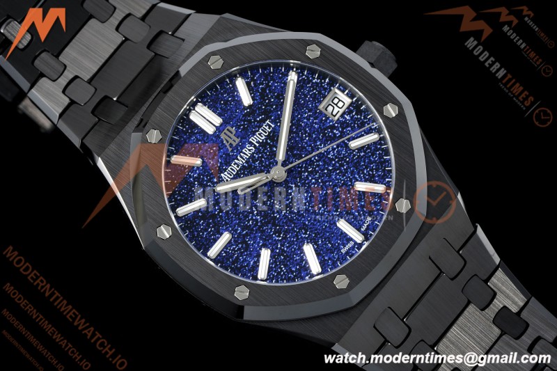 Audemars Piguet - Royal Oak 15500ST 41mm Black Ceramic Blue Stars APSF SA4302 Mod