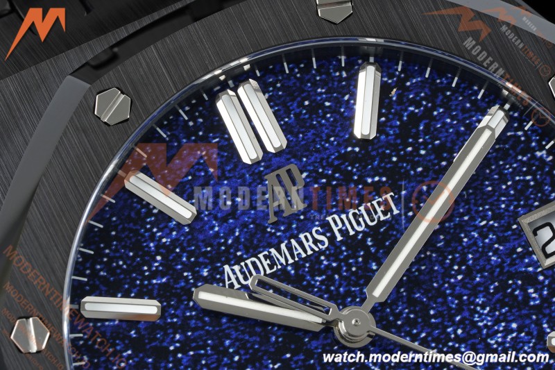 Audemars Piguet - Royal Oak 15500ST 41mm Black Ceramic Blue Stars APSF SA4302 Mod