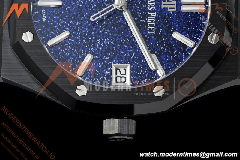 Audemars Piguet - Royal Oak 15500ST 41mm Black Ceramic Blue Stars APSF SA4302 Mod