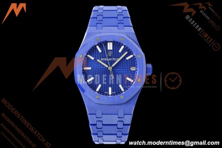 Audemars Piguet - Royal Oak 15500ST 41mm Blue Ceramic Vibrant Blue APSF SA4302 Mod