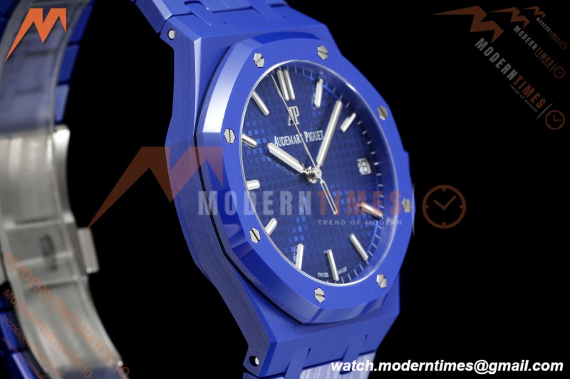 Audemars Piguet - Royal Oak 15500ST 41mm Blue Ceramic Vibrant Blue APSF SA4302 Mod