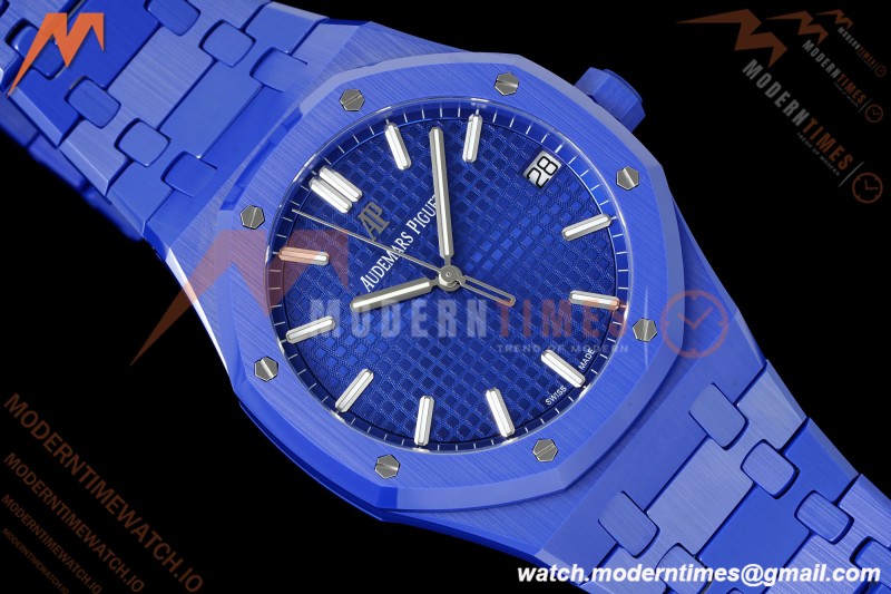 Audemars Piguet - Royal Oak 15500ST 41mm Blue Ceramic Vibrant Blue APSF SA4302 Mod