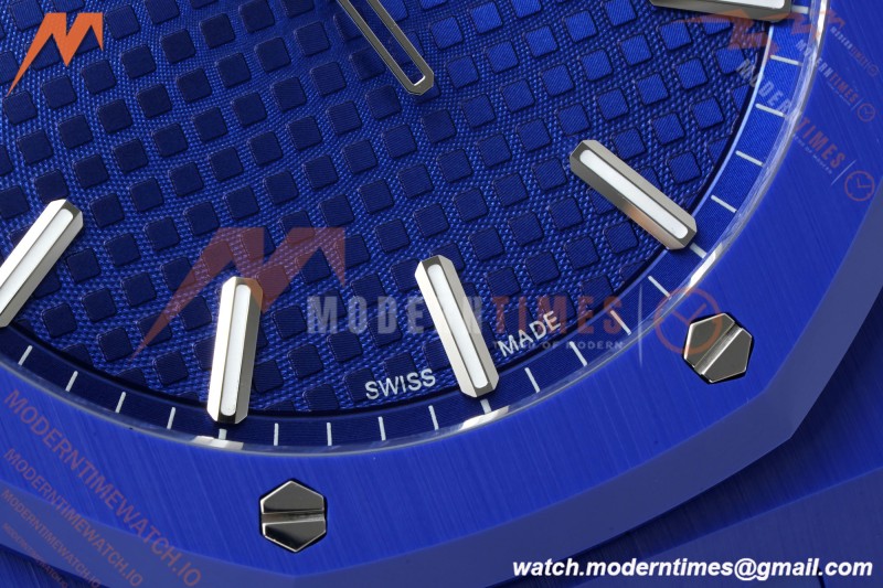 Audemars Piguet - Royal Oak 15500ST 41mm Blue Ceramic Vibrant Blue APSF SA4302 Mod