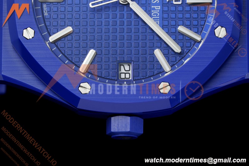 Audemars Piguet - Royal Oak 15500ST 41mm Blue Ceramic Vibrant Blue APSF SA4302 Mod