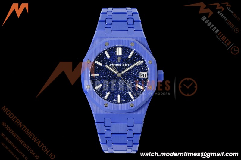 Audemars Piguet - Royal Oak 15500ST 41mm Blue Ceramic Blue Stars APSF SA4302 Mod