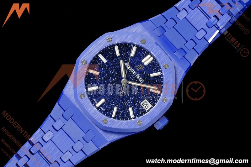 Audemars Piguet - Royal Oak 15500ST 41mm Blue Ceramic Blue Stars APSF SA4302 Mod