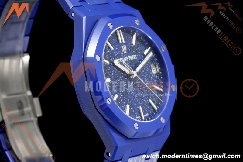 Audemars Piguet - Royal Oak 15500ST 41mm Blue Ceramic Blue Stars APSF SA4302 Mod