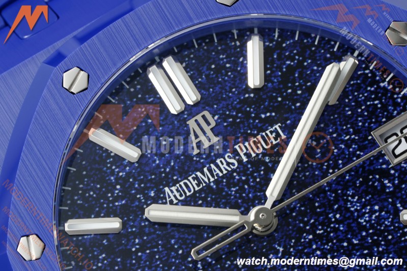 Audemars Piguet - Royal Oak 15500ST 41mm Blue Ceramic Blue Stars APSF SA4302 Mod