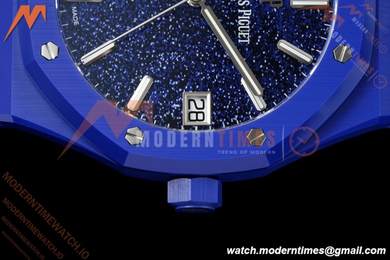 Audemars Piguet - Royal Oak 15500ST 41mm Blue Ceramic Blue Stars APSF SA4302 Mod