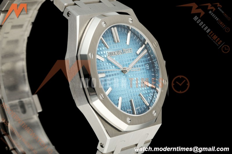 Audemars Piguet - Royal Oak 41mm 15510BC SS/SS Smoke Blue ZF SA4302 Mod