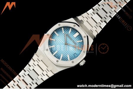 Audemars Piguet - Royal Oak 41mm 15510BC SS/SS Smoke Blue ZF SA4302 Mod