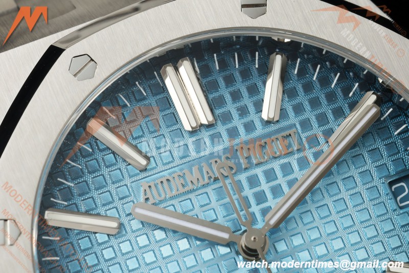Audemars Piguet - Royal Oak 41mm 15510BC SS/SS Smoke Blue ZF SA4302 Mod