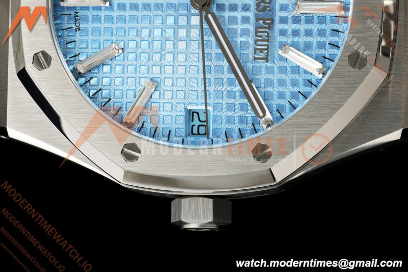 Audemars Piguet - Royal Oak 37mm 15550ST SS/SS Smoke Blue ZF SA4302 Mod