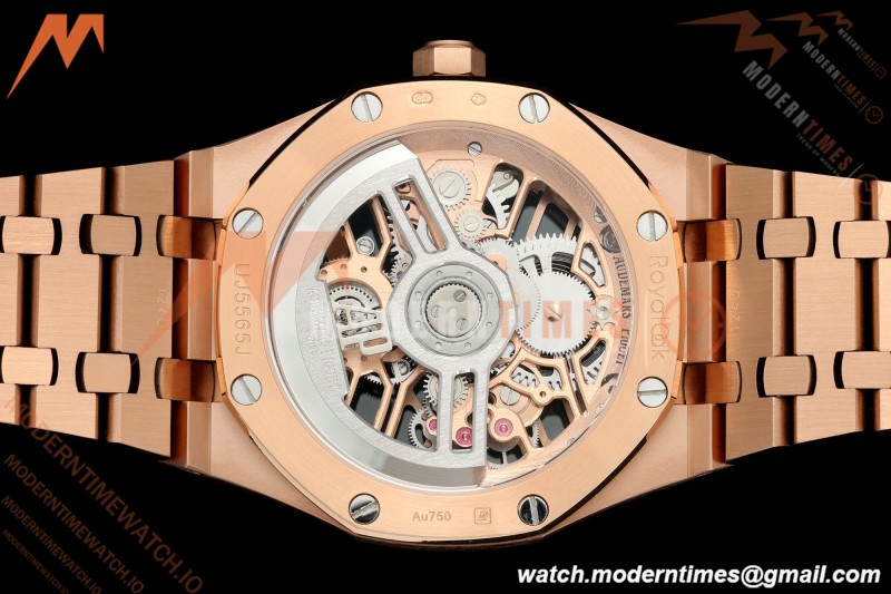 Audemars Piguet - Royal Oak 41mm 26735SG RG/RG Skeleton Dial APPF Tourbillon