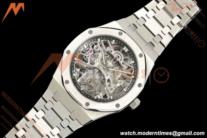 Audemars Piguet - Royal Oak 41mm 26735ST SS/SS Skeleton Dial APPF Tourbillon | 오데마 피게 - 로얄 오크 41mm 26735ST SS/SS 스켈레톤 다이얼 APPF 투르비용
