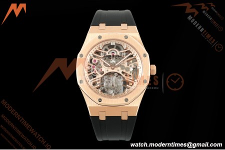 Audemars Piguet - Royal Oak 41mm 26735SG RG/RU Skeleton Dial APPF Tourbillon | 오데마피게 - 로얄오크 41mm 26735SG RG/RU Skeleton 다이얼 APPF Tourbillon