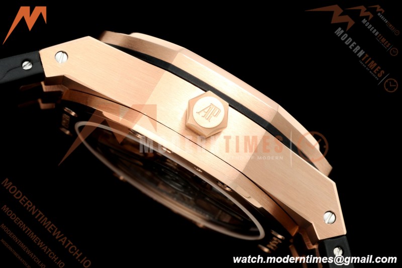 Audemars Piguet - Royal Oak 41mm 26735SG RG/RU Skeleton Dial APPF Tourbillon