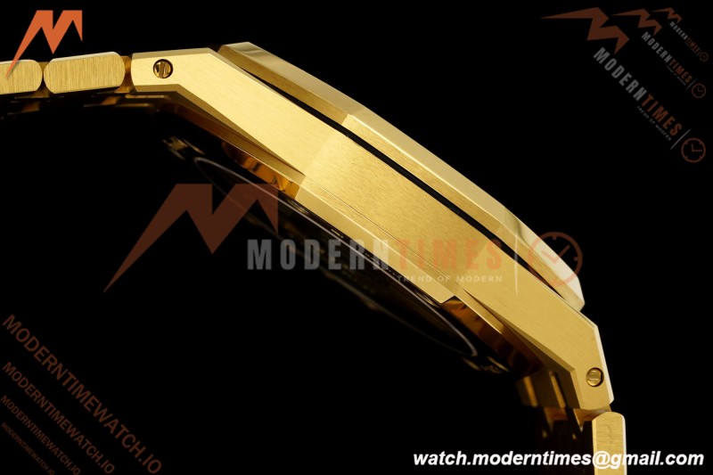 Audemars Piguet - Royal Oak Openworked 39mm 16204BA YG/YG Skeleton Dial ZF A7124 | 오데마 피게 - 로얄 오크 오픈워크 39mm 16204BA YG/YG 스켈레톤 다이얼 ZF A7124