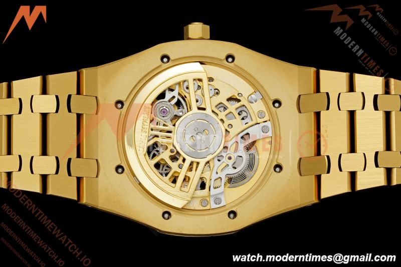 Audemars Piguet - Royal Oak Openworked 39mm 16204BA YG/YG Skeleton Dial ZF A7124 | 오데마 피게 - 로얄 오크 오픈워크 39mm 16204BA YG/YG 스켈레톤 다이얼 ZF A7124