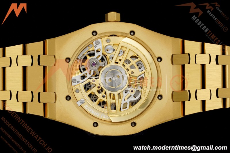 Audemars Piguet - Royal Oak Openworked 39mm 16204BA YG/YG Skeleton Dial ZF A7124 | 오데마 피게 - 로얄 오크 오픈워크 39mm 16204BA YG/YG 스켈레톤 다이얼 ZF A7124