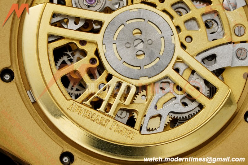 Audemars Piguet - Royal Oak Openworked 39mm 16204BA YG/YG Skeleton Dial ZF A7124 | 오데마 피게 - 로얄 오크 오픈워크 39mm 16204BA YG/YG 스켈레톤 다이얼 ZF A7124