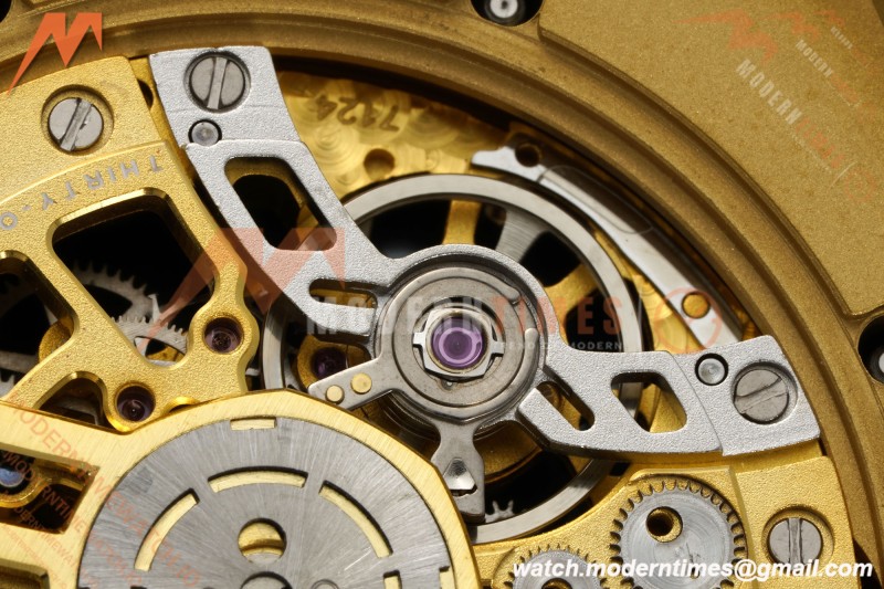 Audemars Piguet - Royal Oak Openworked 39mm 16204BA YG/YG Skeleton Dial ZF A7124 | 오데마 피게 - 로얄 오크 오픈워크 39mm 16204BA YG/YG 스켈레톤 다이얼 ZF A7124